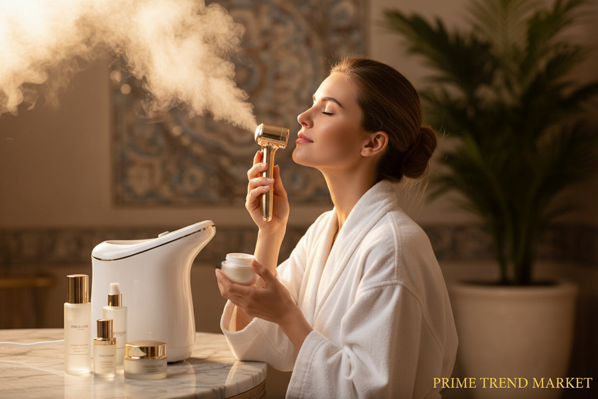 Hot Steam + RF Lifting Bundle | Facial Steamer + RF Thermage Wrinkle Remover