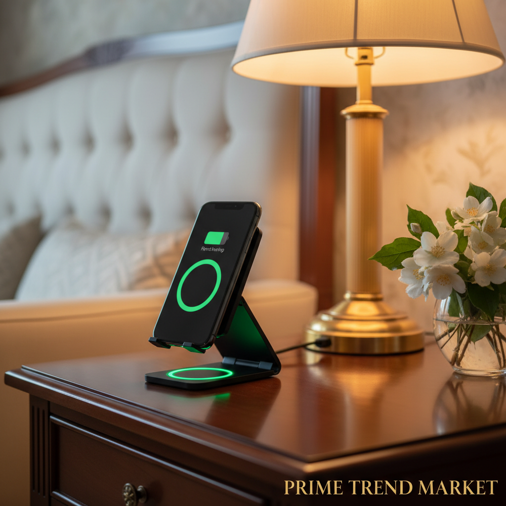 Magnetic 3-in-1 Foldable Wireless Charger — iPhone, Apple Watch & AirPods — Prime Trend Market