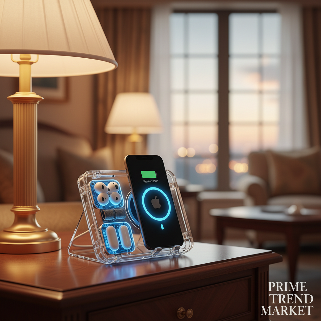 MagSafe Transparent 3-in-1 Wireless Charger — iPhone, Apple Watch & AirPods — Prime Trend Market