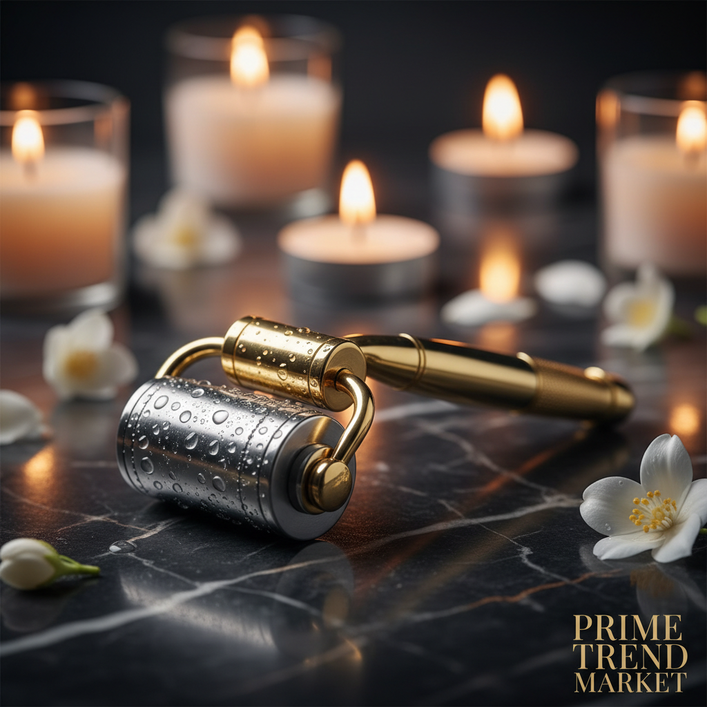 Luxury Ice Derma Roller — Facial Sculpting & Body Recovery Tool — Prime Trend Market