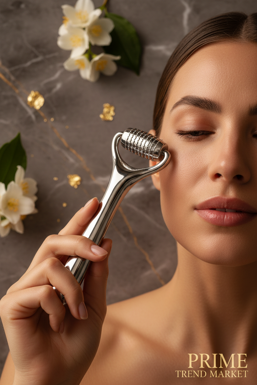 Luxury Ice Derma Roller — Facial Sculpting & Body Recovery Tool — Prime Trend Market