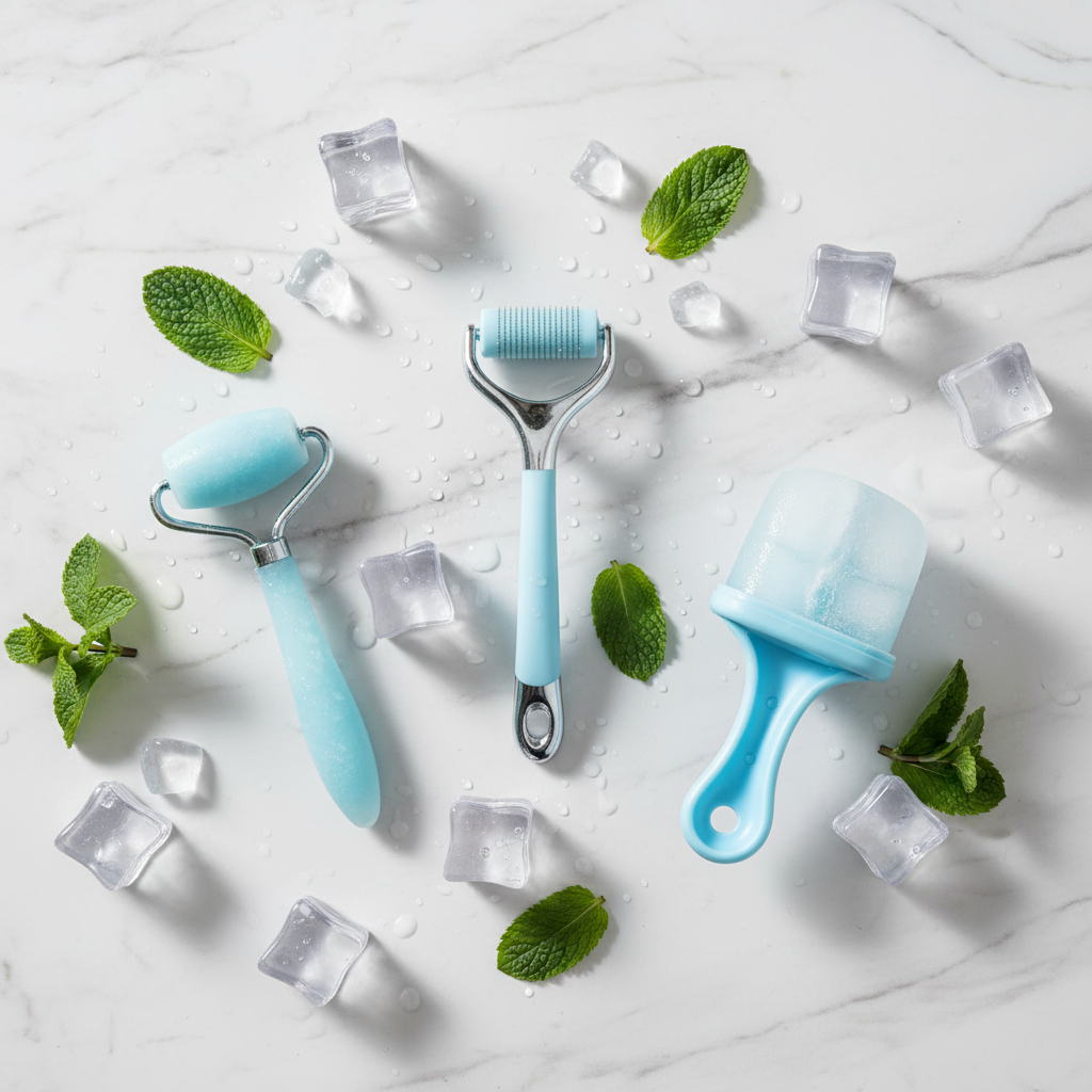 Ice Roller Bundle Flat Lay
