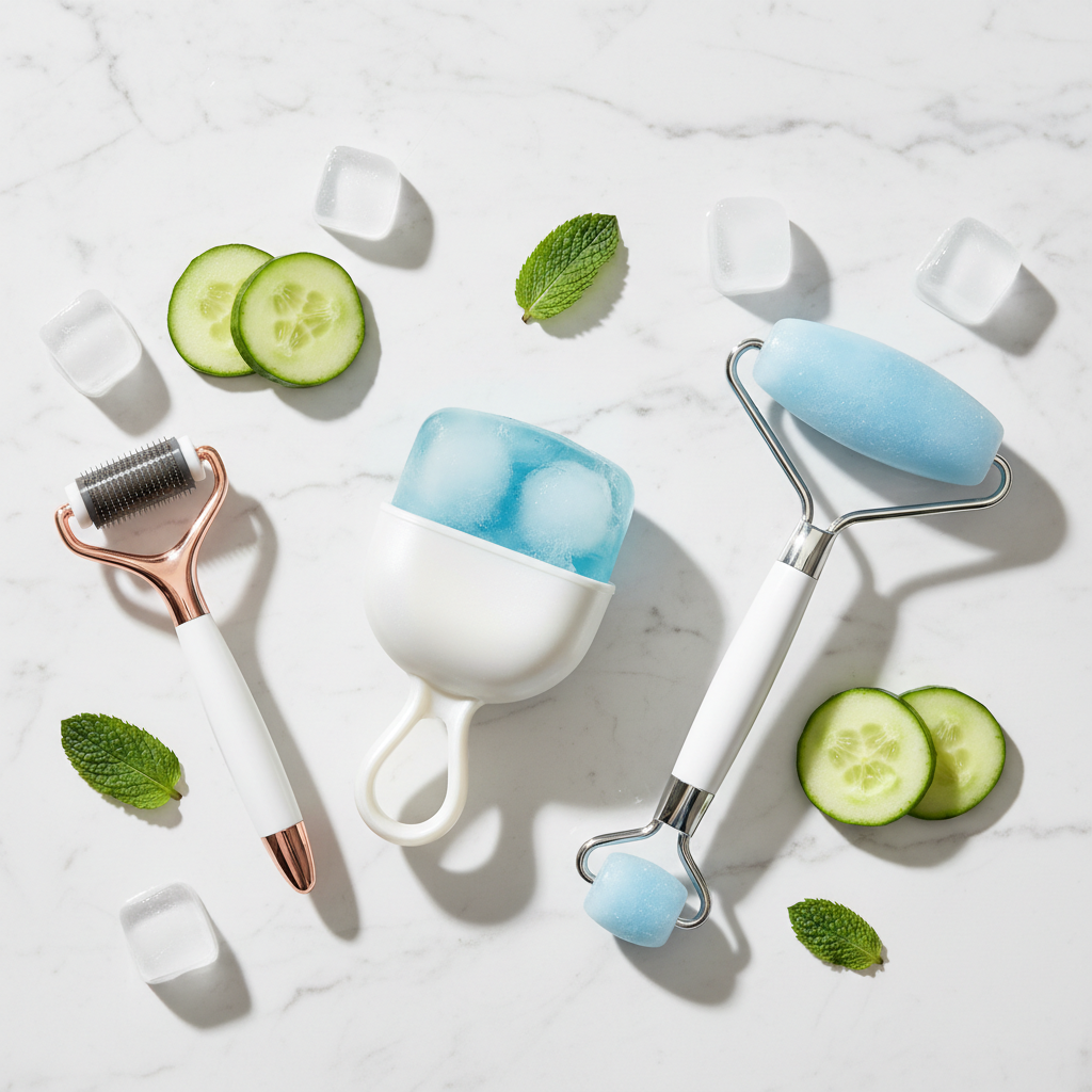 Ice Roller Recovery Bundle - Flat Lay