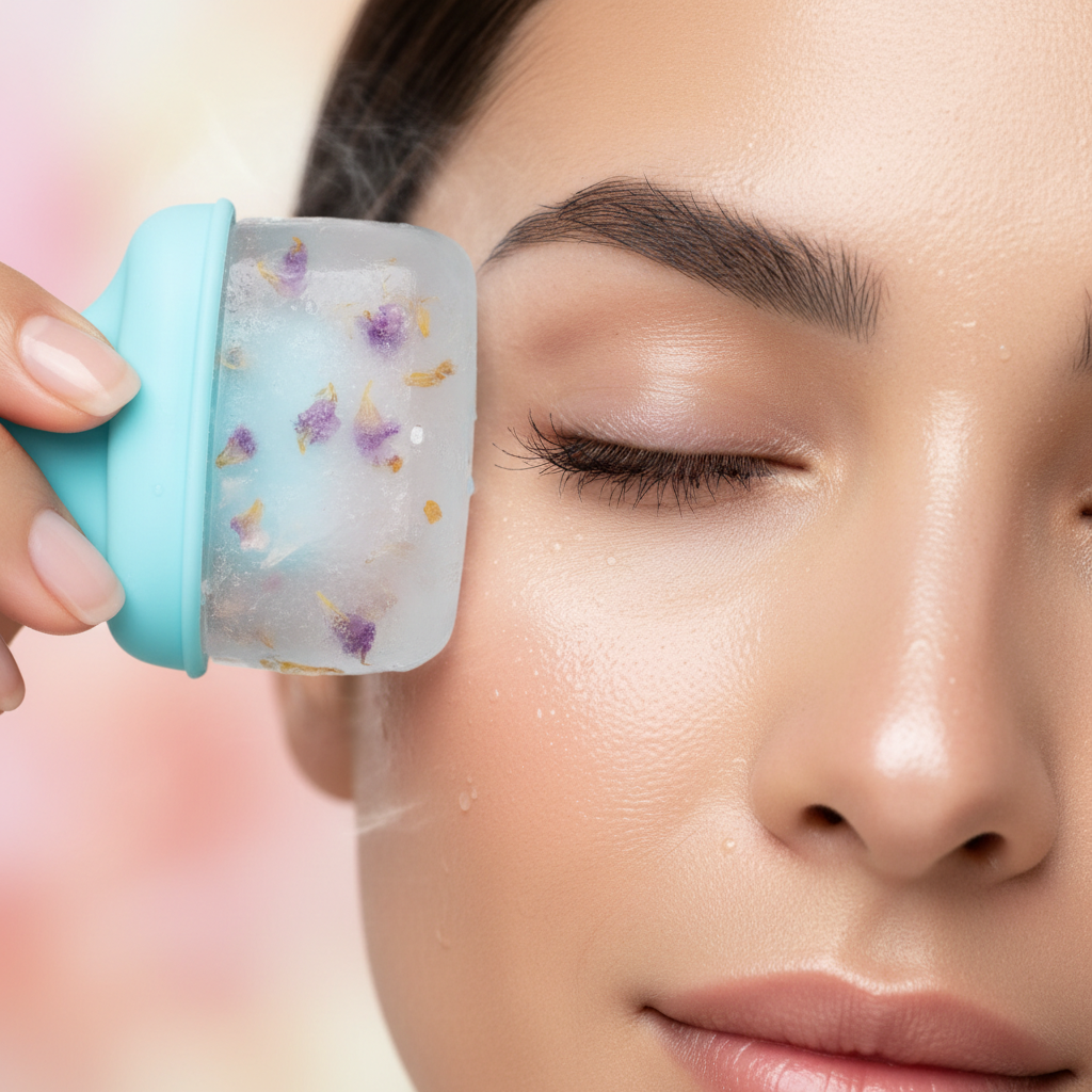 Ice Roller Recovery Bundle - Under Eye Close-up