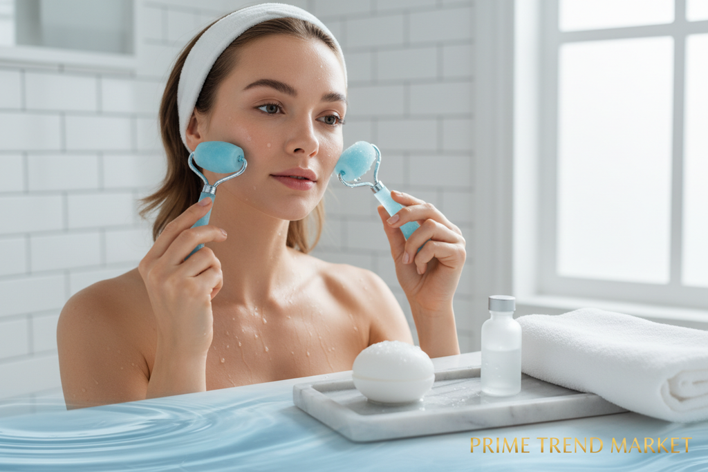 Ice Roller Recovery Bundle | Ice Derma Roller + Ice Cube Roller + Facial Ice Roller — Prime Trend Market