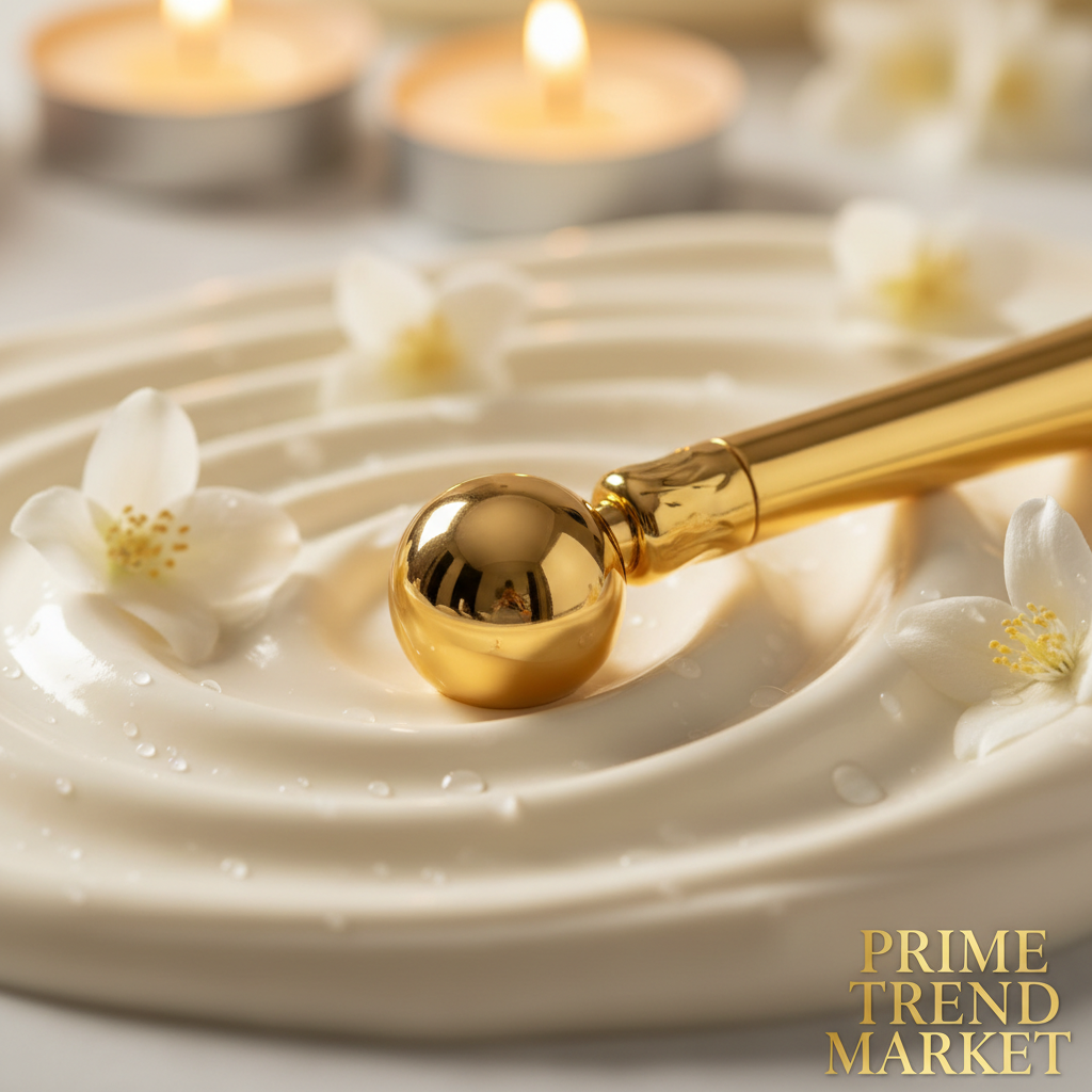 Luxury Ice Facial Massage Roller — Stainless Steel Cryo Stick for Face Lifting, Cooling & Skin Toning — Prime Trend Market
