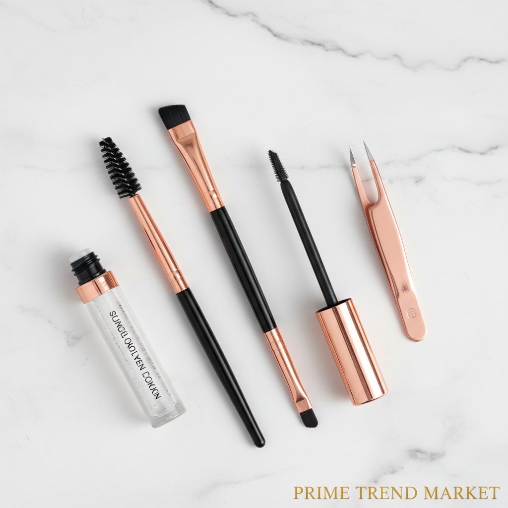 Multi-Functional Eyebrow Brush Kit — Fill, Shape & Define | 3 Shades — Prime Trend Market