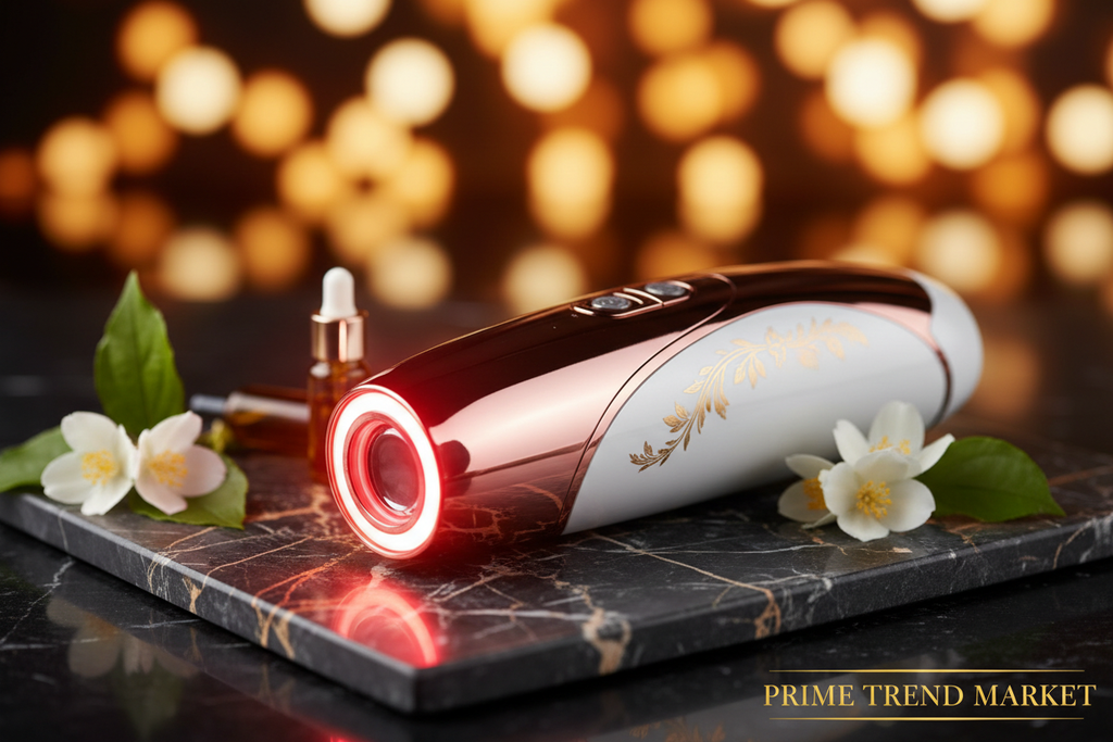 Luxury Collagen Gun EMS Red Light Beauty Device — 3-in-1 Portable Skin Rejuvenation & Anti-Aging Tool — Eliza & Tuan