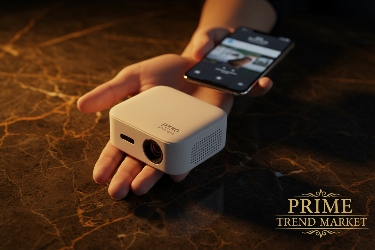 CinemaVision™ P330 Ultra-Light Mini Projector — 720P Portable Home Theater — Prime Trend Market