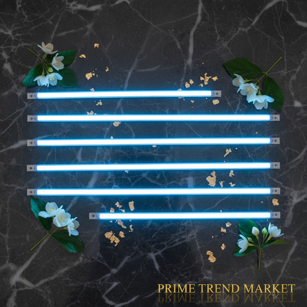 4Pcs Car Interior LED Atmosphere Light Set – Blue Ambient Glow — Prime Trend Market