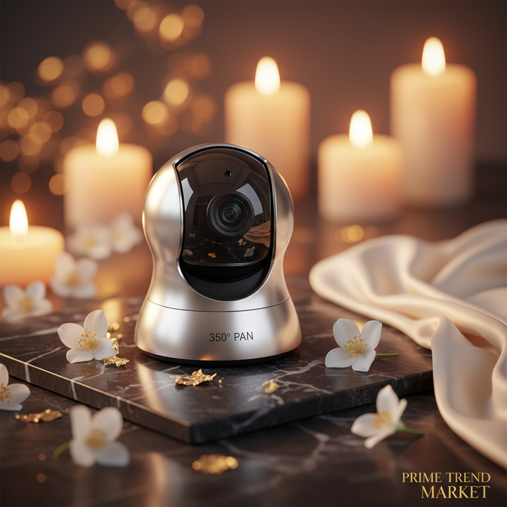Smart PTZ WiFi Security Camera Pro | AI Tracking 350° Pan + Night Vision + 128GB — Prime Trend Market