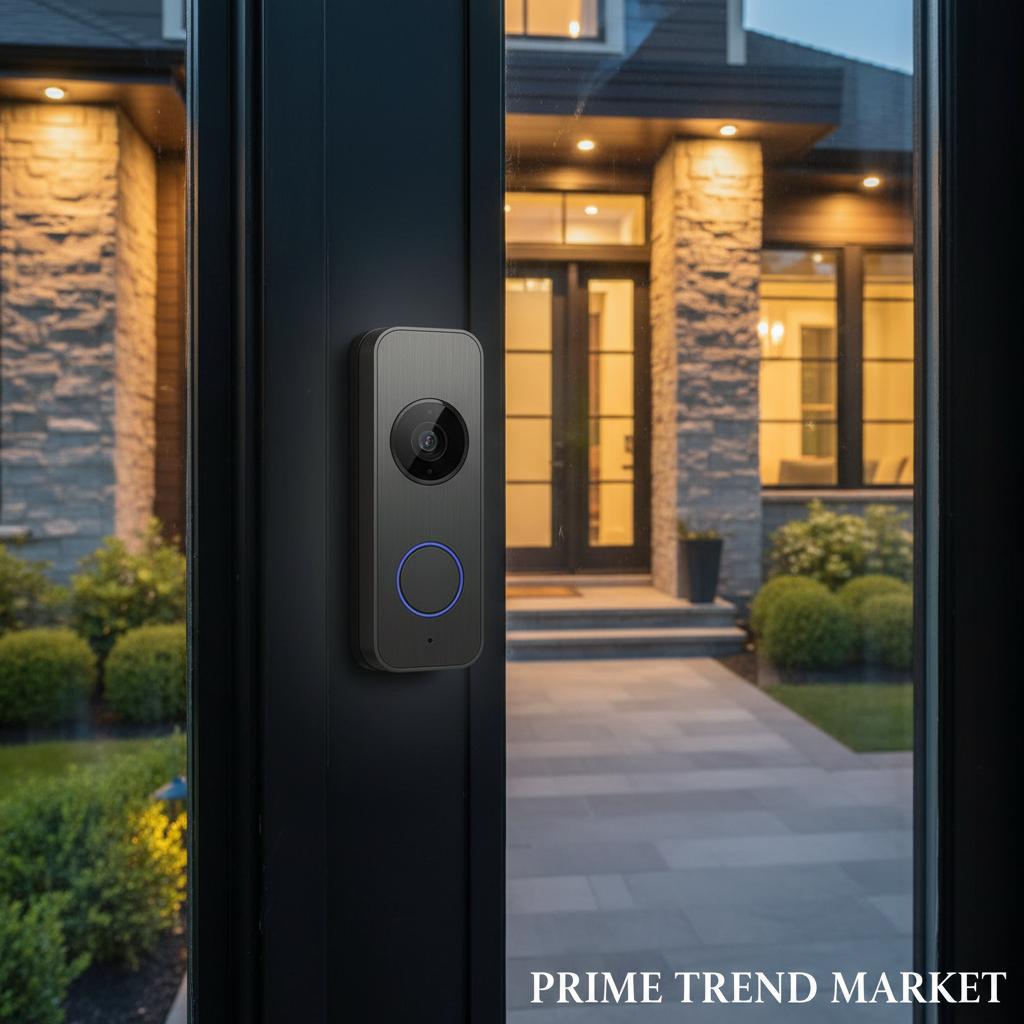 Luxury Smart Home Security Bundle | PTZ WiFi Camera + Video Doorbell + Portable Security Camera — Prime Trend Market