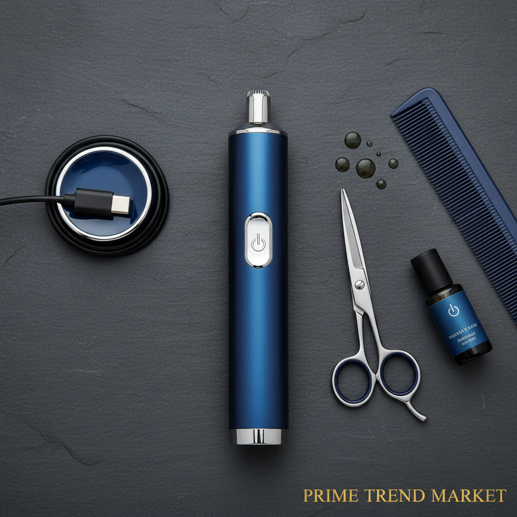 5-in-1 Electric Grooming Trimmer – Nose, Ear, Beard, Eyebrow & Mustache Hair Remover | Washable Head, Unisex — Prime Trend Market