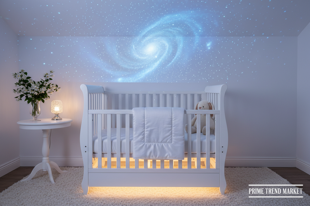 Luxury Starry Sky Projection Night Light — USB Ambient Mood Lamp for Bedroom & Nursery — Prime Trend Market
