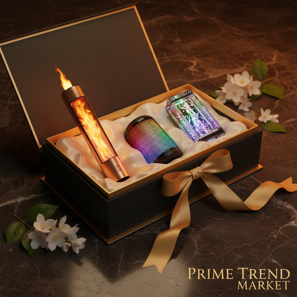 Luxury Party Speaker Bundle | RGB Party Speaker + LED Flame Torch + Dancing Water LED Speaker — Eliza & Tuan