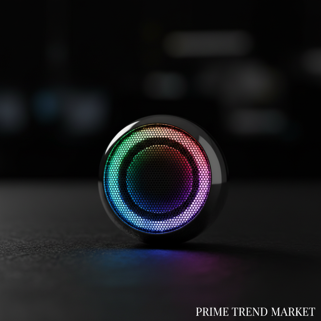 GlowBeat™ M3 Mini RGB Bluetooth Speaker — Pocket-Sized Wireless Sound with Color-Changing Glow — Eliza & Tuan