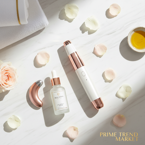 Anti-Aging Power Trio — EMS Microcurrent Wand + Eye Massager + Anti-Wrinkle Serum — Prime Trend Market