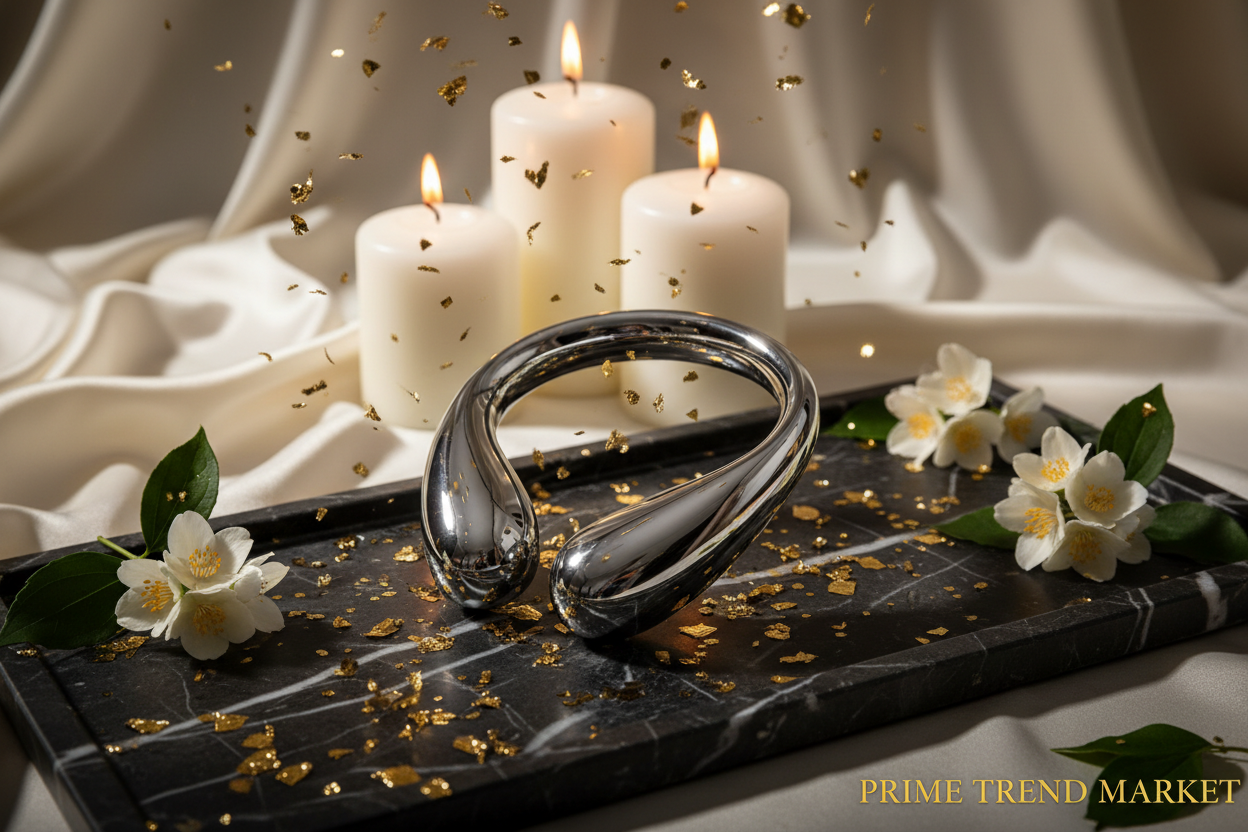 Luxury EMS Vibration Neck Beauty Massager — Skin Rejuvenation, Lifting & Firming Device — Eliza & Tuan