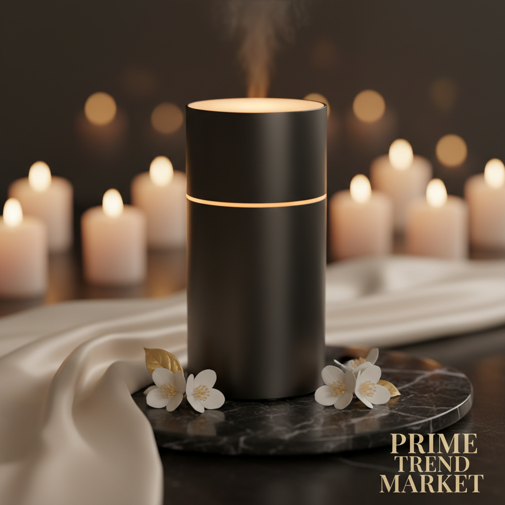 Luxury Dual-Scent Rechargeable Aroma Diffuser | Home & Car Touch Control Essential Oil Diffuser — Prime Trend Market