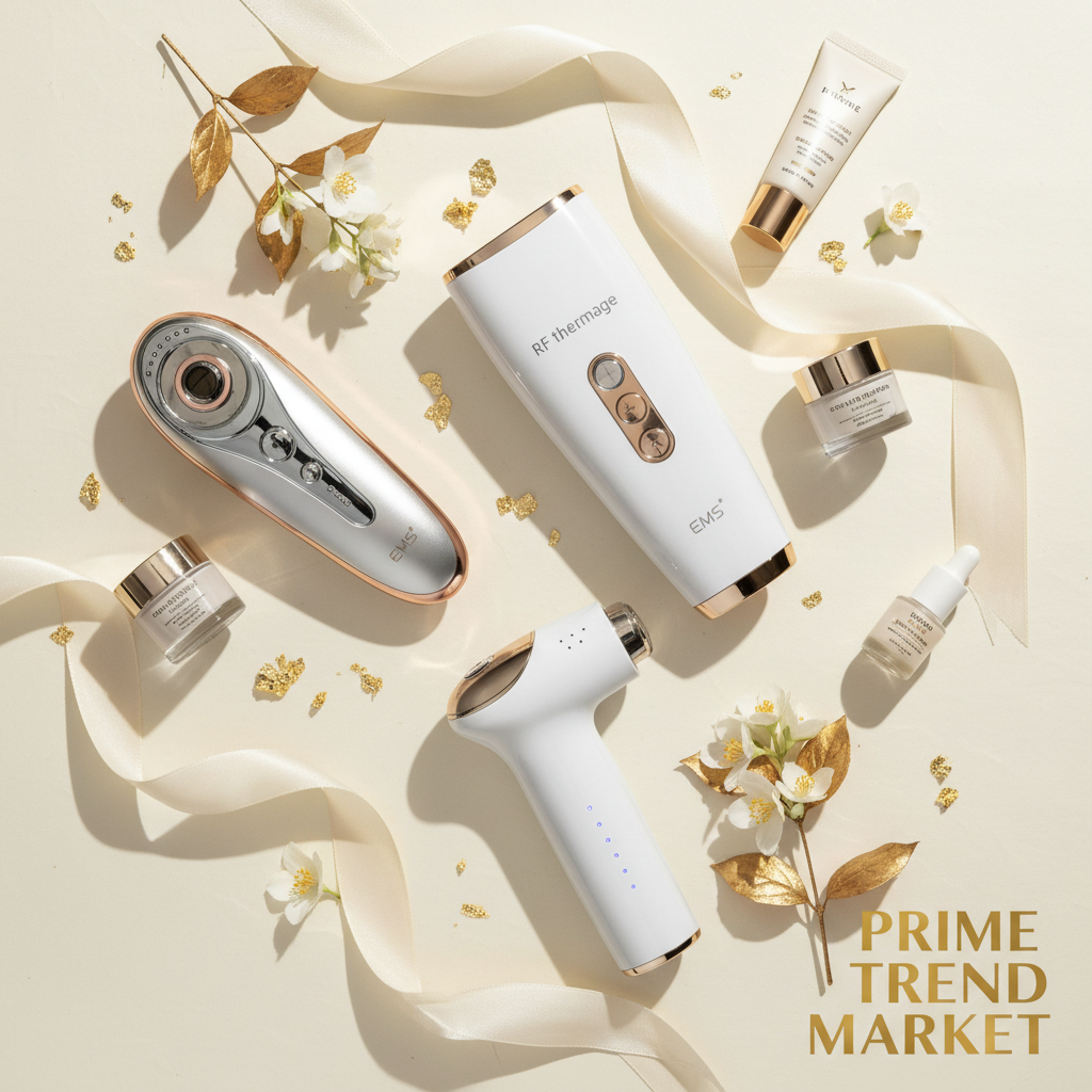 Luxury Full Face Rejuvenation Kit Bundle | RF Thermage + 6-in-1 Facial Massager + Collagen Gun EMS — Prime Trend Market