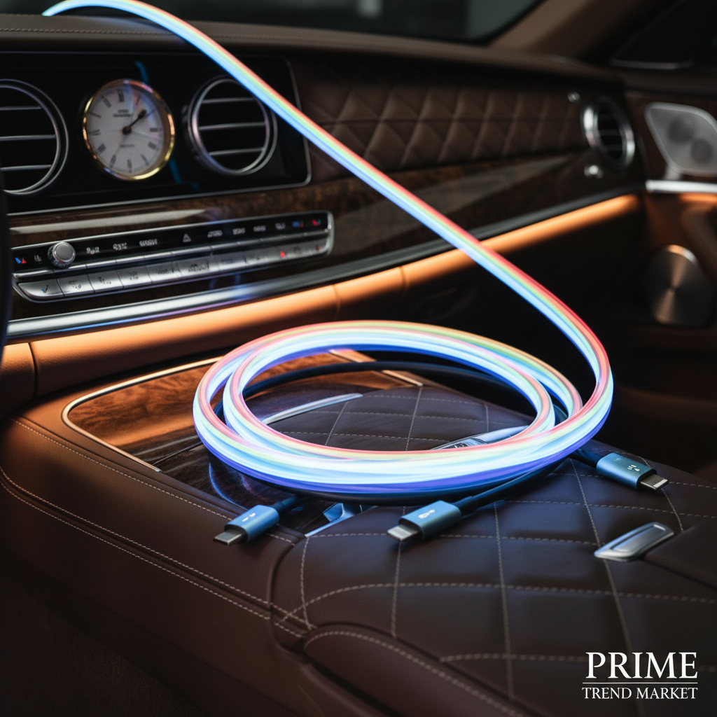 Car Essentials Bundle | Magnetic Car Mount + QI2.0 Wireless Charger + 3-in-1 LED Charging Cable — Eliza & Tuan