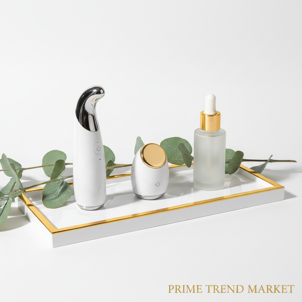 Anti-Aging Power Trio — EMS Microcurrent Wand + Eye Massager + Anti-Wrinkle Serum — Prime Trend Market