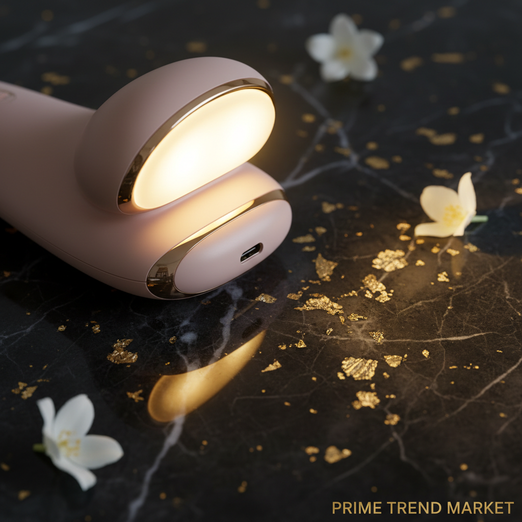 Luxury Photon EMS Face Lift & Cleansing Beauty Device — LED Light + EMS Skin Rejuvenation — Prime Trend Market