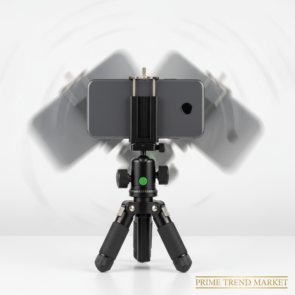 Portable Phone & Camera Tripod Stand | 360° Adjustable | Wireless Remote | Universal Mount — Prime Trend Market