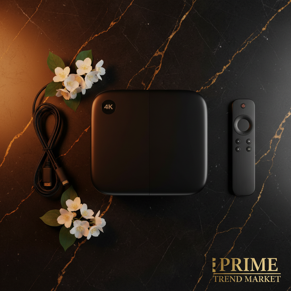 4K Smart Projector — Native 1080P, 9500 Lumens, 5G WiFi, Bluetooth 5.0, 4D Keystone — Prime Trend Market