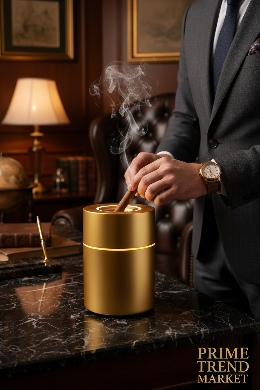 PureAsh™ Smart Smokeless Ashtray & Air Purifier — High-End Home Odor Eliminator — Prime Trend Market