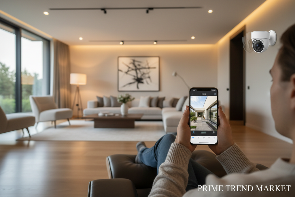 Luxury Smart Home Security Bundle | PTZ WiFi Camera + Video Doorbell + Portable Security Camera — Prime Trend Market