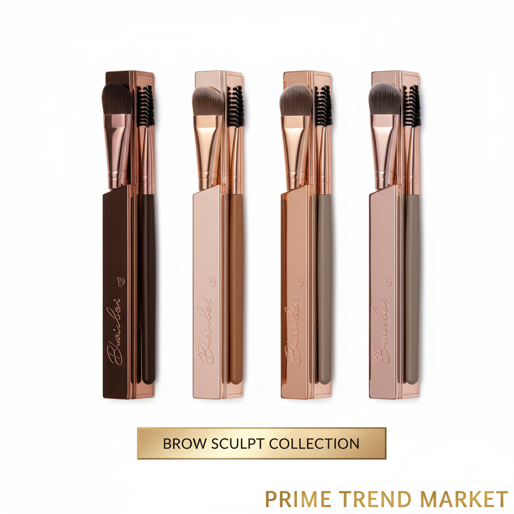 Multi-Functional Eyebrow Brush Kit — Fill, Shape & Define | 3 Shades — Prime Trend Market