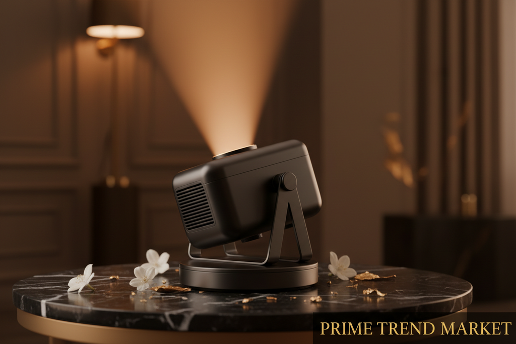 CinemaVision™ PTZ Mini Projector — 720P Smart Home Theater with Pan-Tilt Design — Prime Trend Market