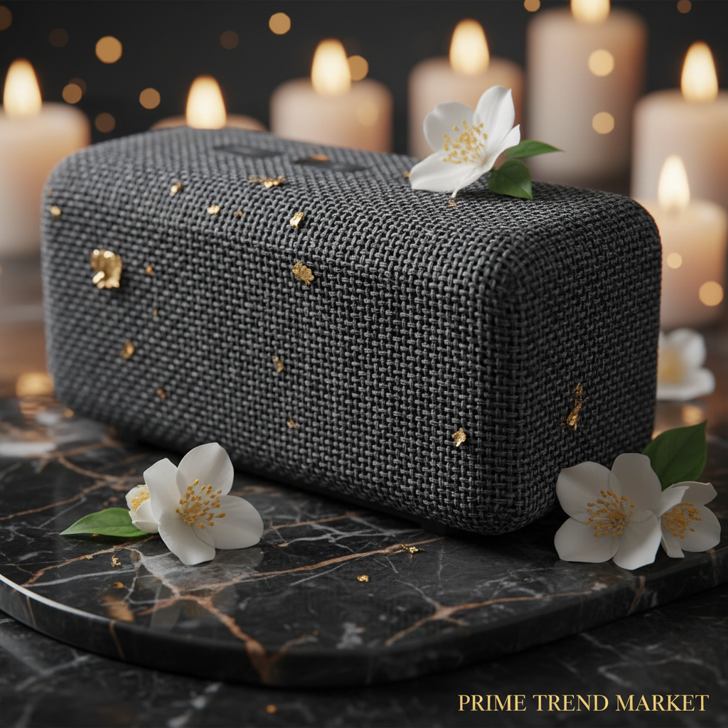 Fabric Waterproof Bluetooth Speaker — IPX4, TWS Stereo, 12H Battery & 20M Range — Eliza & Tuan
