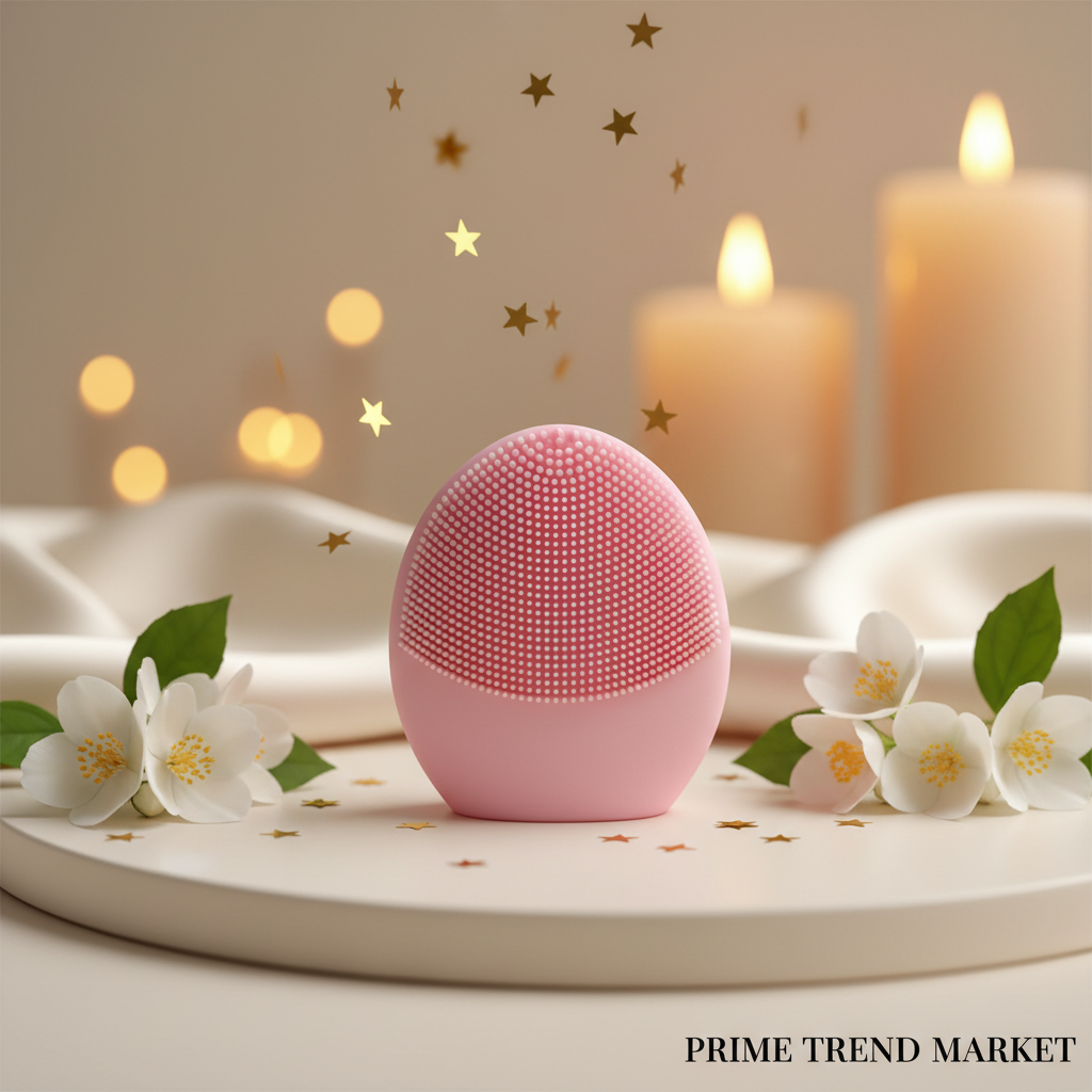 Luxury Mini Silicone Electric Face Cleansing Brush — USB Sonic Skin Purifier — Prime Trend Market