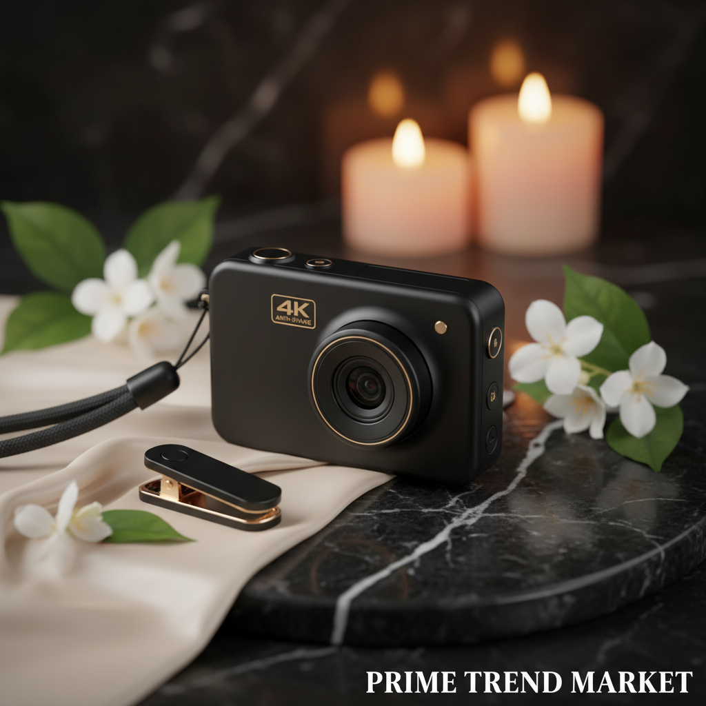 4K Anti-Shake Pocket Sports Vlogging Camera — Mini & Lightweight for Creators on the Move — Prime Trend Market