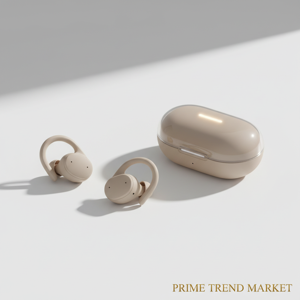 Open Ear Sport Earbuds | Bluetooth 5.4 Earhook | IPX5 Waterproof | 300Hr Standby | LED Case — Prime Trend Market