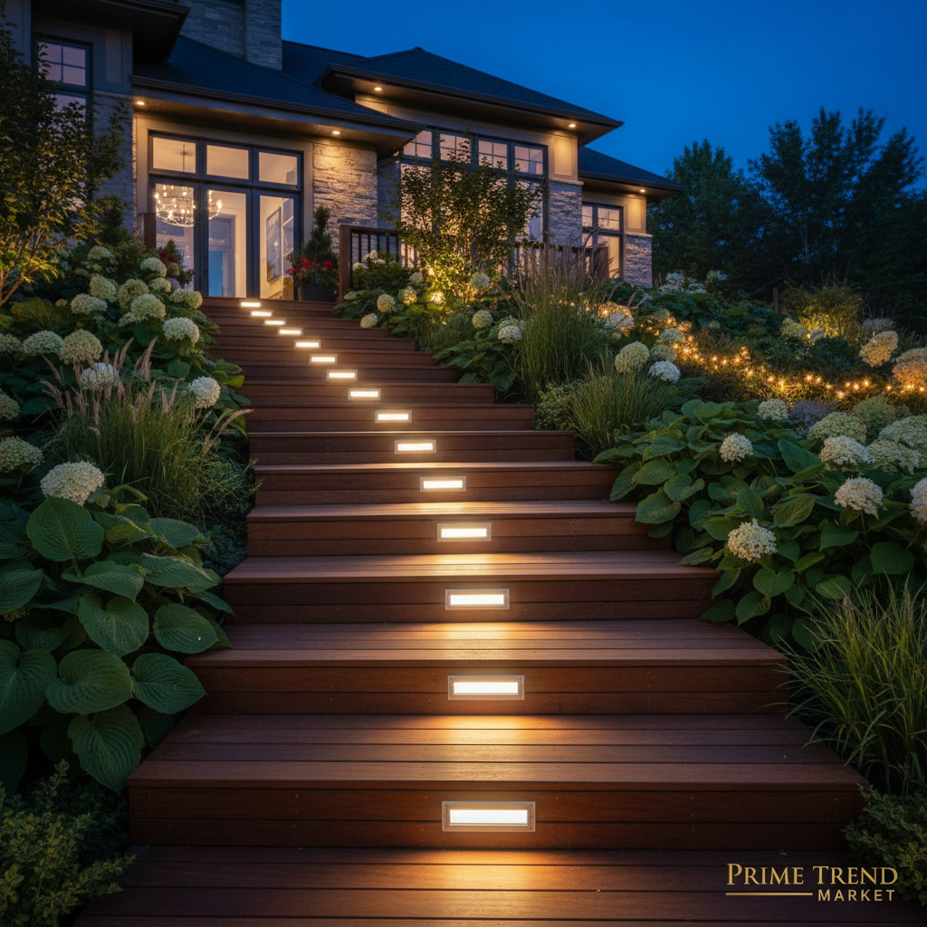 Solar RGB LED Step & Fence Light | Waterproof | Color Changing | Outdoor Deck Stair Light — Prime Trend Market