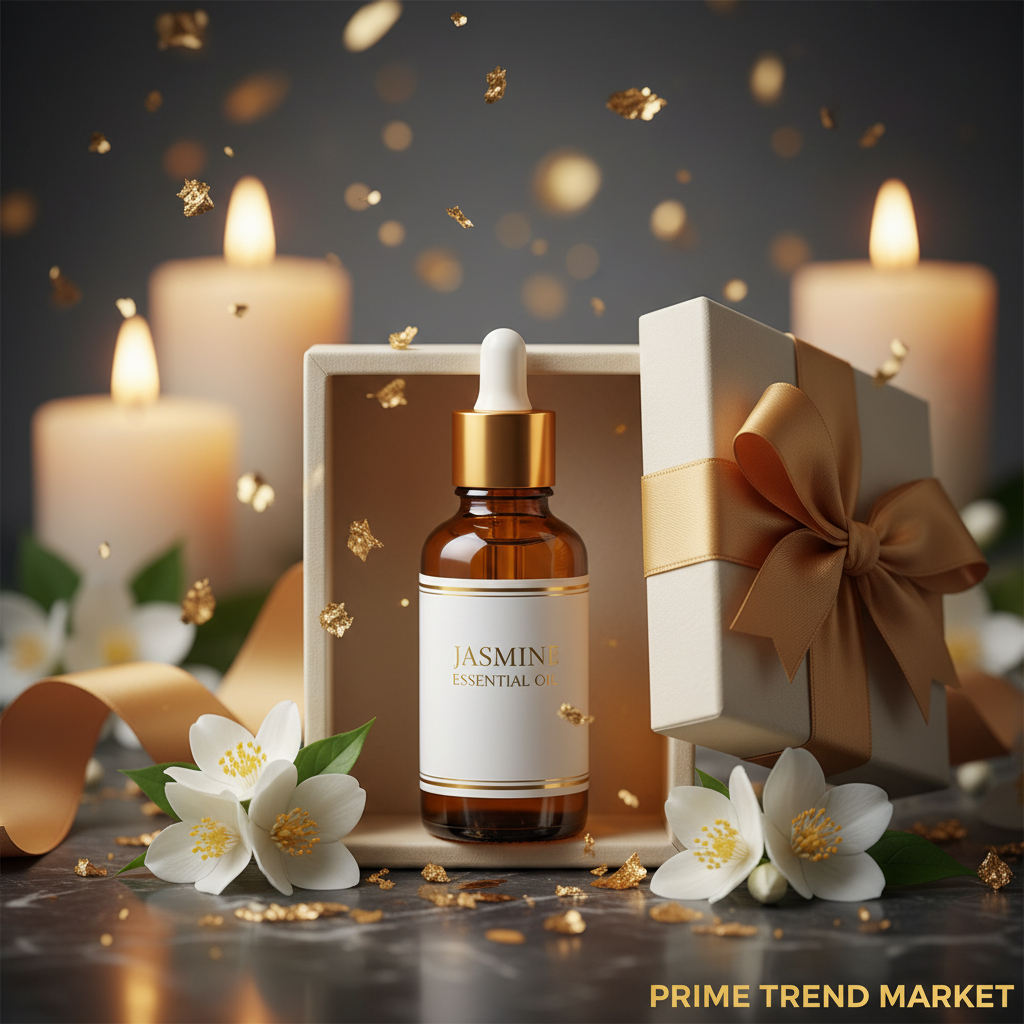 Luxury Jasmine Body & Massage Essential Oil — Deep Moisturizing Aromatherapy Skin Care Oil 10ml — Prime Trend Market