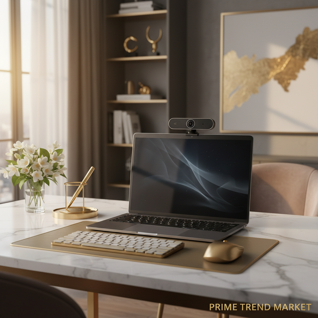 1080P Beauty Auto Focus Webcam — HD Computer Camera with Built-In Mic for Streaming & WFH — Prime Trend Market