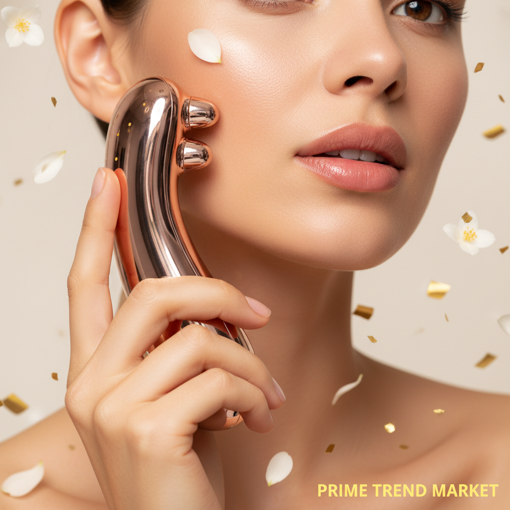 Luxury EMS Face Lift & Facial Massager Beauty Device — Multi-Mode Skin Tightening & Rejuvenation — Eliza & Tuan