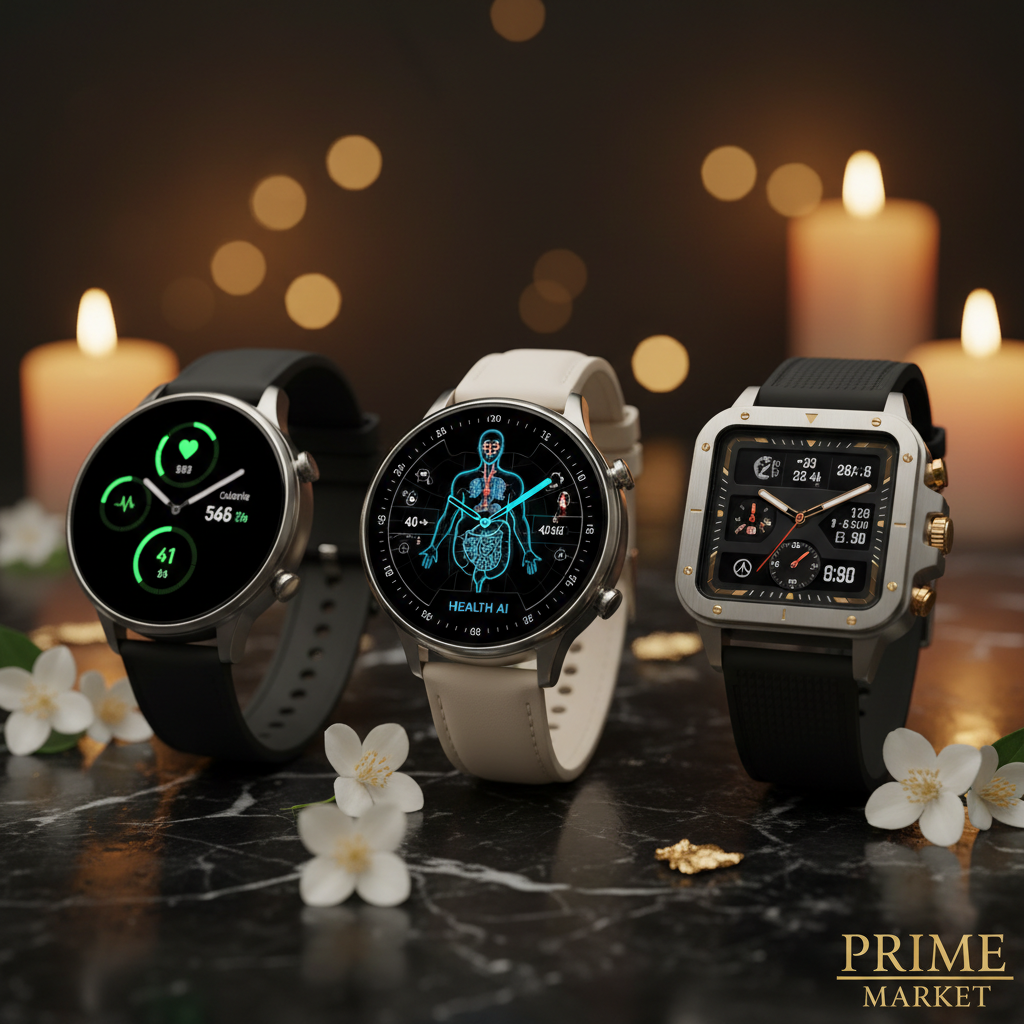 Smart Watch Trio | Fitness Smartwatch + AI Health Watch + Dual Display Sports Watch — Prime Trend Market