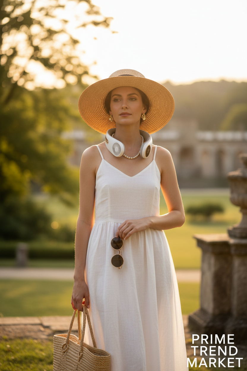 ArcBreeze™ Portable Neck Fan Cooler – Wearable Bladeless Summer Gadget — Prime Trend Market