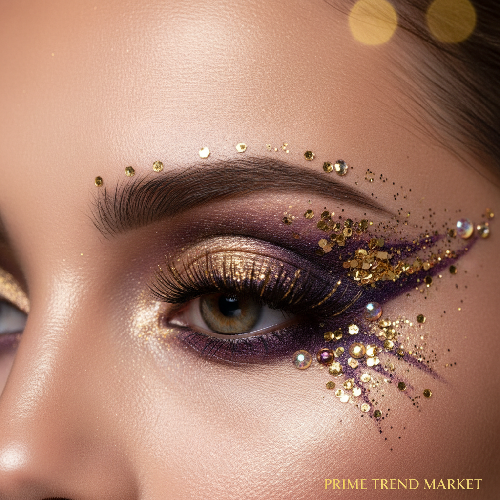 Liquid Glitter Eyeliner Set — 8 Colors, Waterproof & Long-Lasting | Festival Eye Makeup — Prime Trend Market