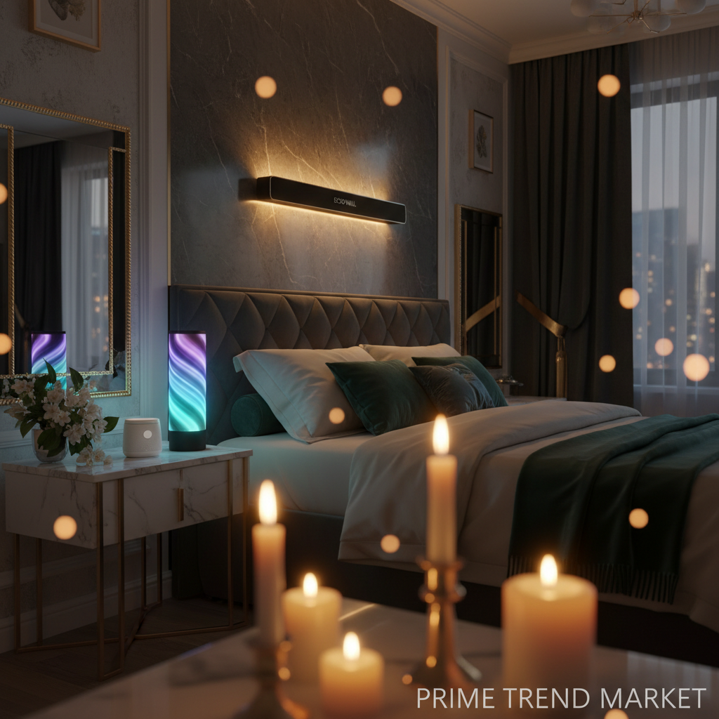 Luxury Home Audio Bundle | Echo Wall Soundbar + RGB Lamp Speaker + White Noise Sleep Speaker — Prime Trend Market