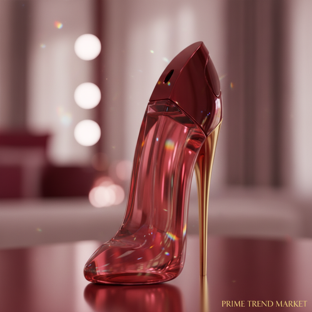Red High-Heel Perfume Bottle — Long-Lasting Floral Woody Fragrance for Women — Prime Trend Market
