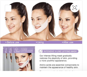 V-Line Face Lifting Mask | Jawline Slimming & Chin Firming Beauty Mask — Prime Trend Market