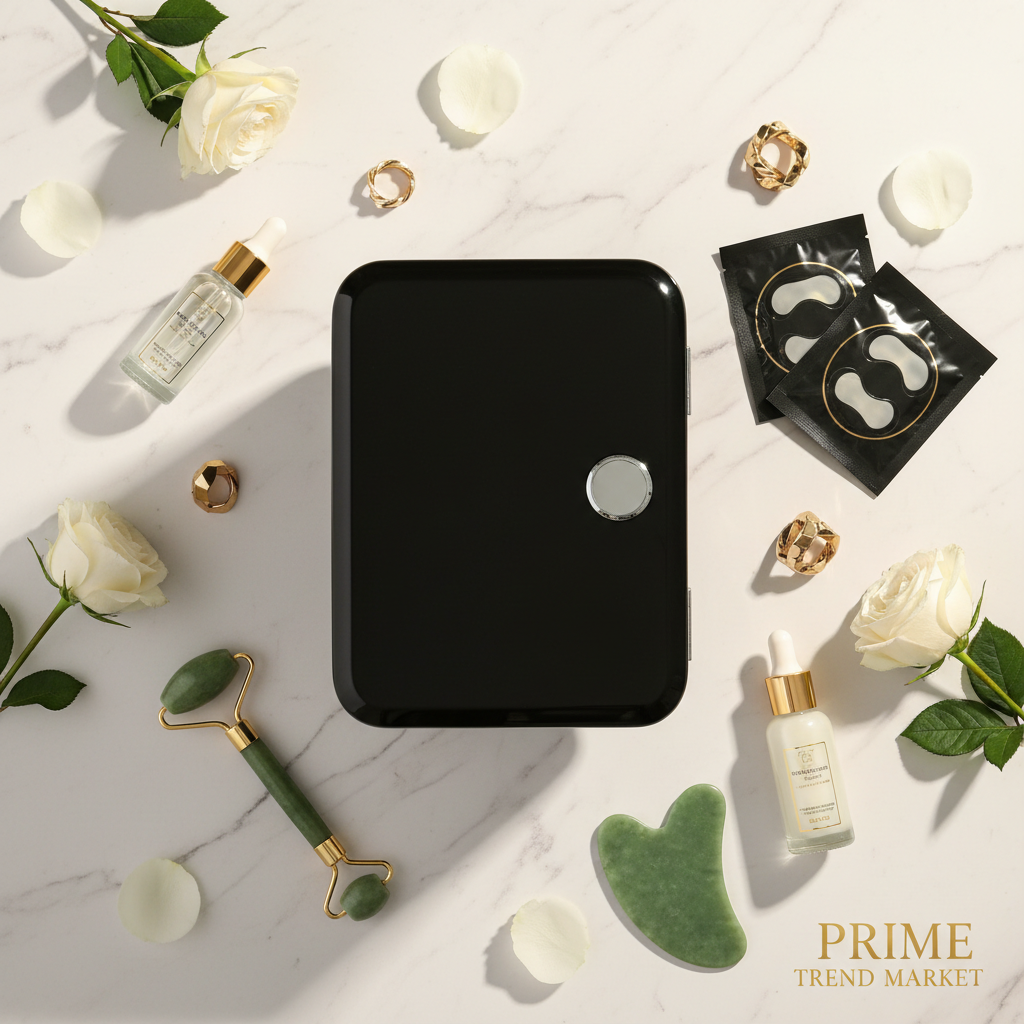 Vevor 6L Skincare Mini Fridge — LED Light, HD Mirror & AC/DC Cosmetic Refrigerator — Prime Trend Market
