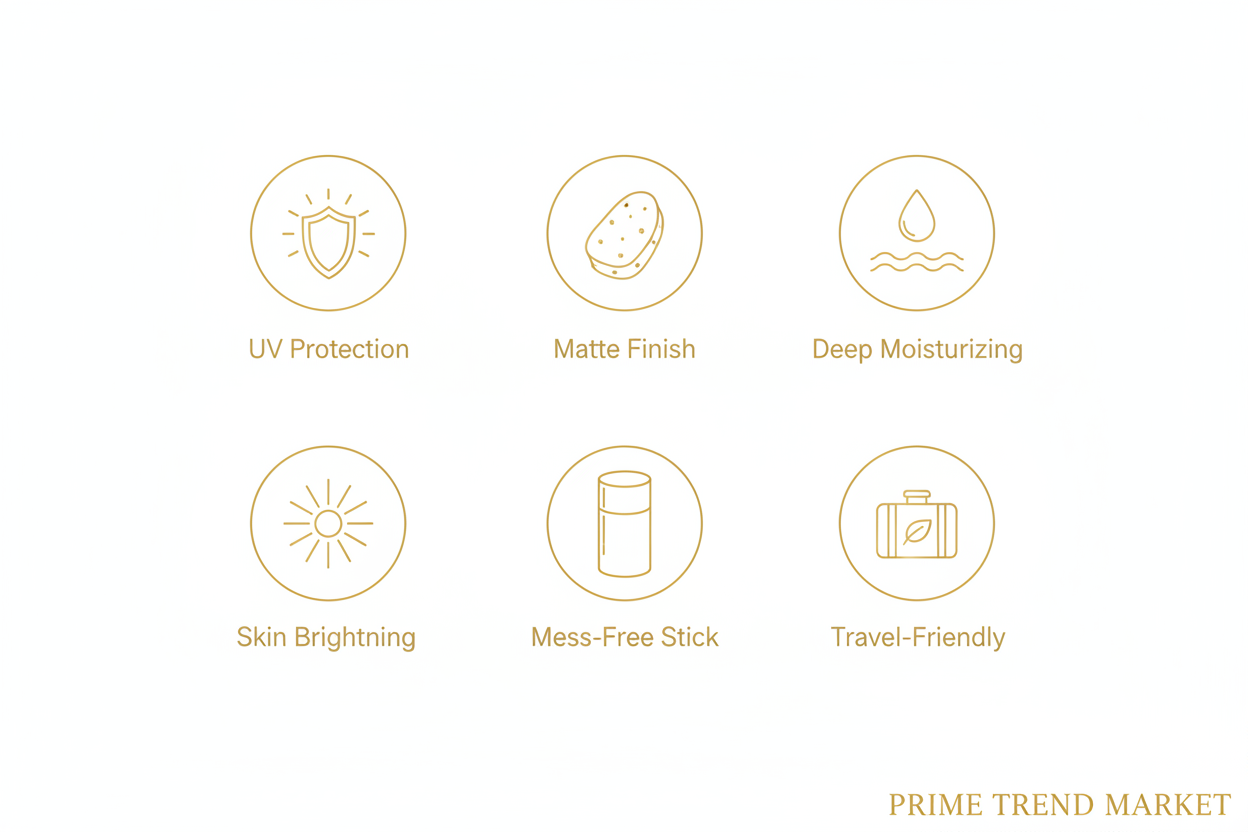 Jaysui Matte UV Protective Stick — SPF Sun Protection, Moisturizing & Skin Brightening — Prime Trend Market