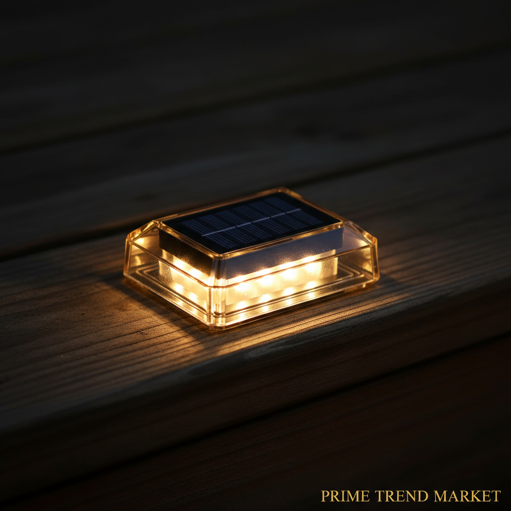 Solar RGB LED Step & Fence Light | Waterproof | Color Changing | Outdoor Deck Stair Light — Prime Trend Market
